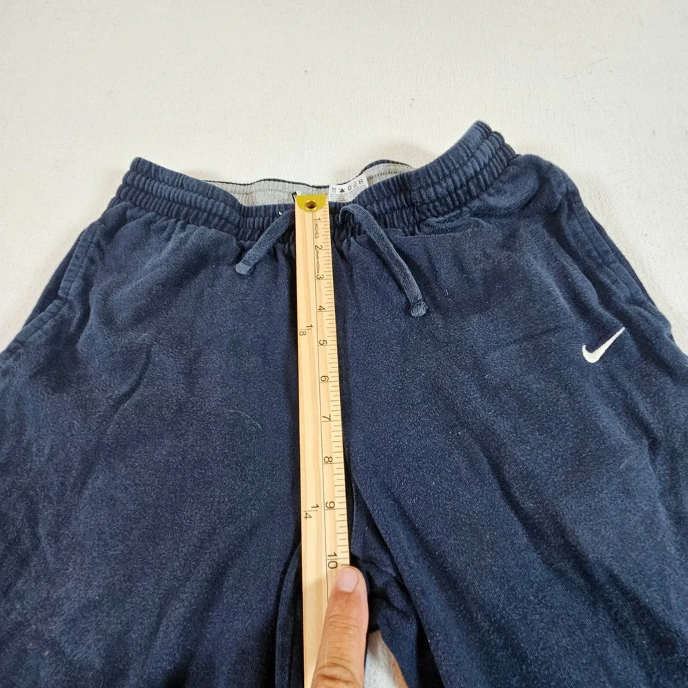 Nike Sweatpants‎ Mens Small Navy Blue Cotton Drawstring Straight Leg 412172-475